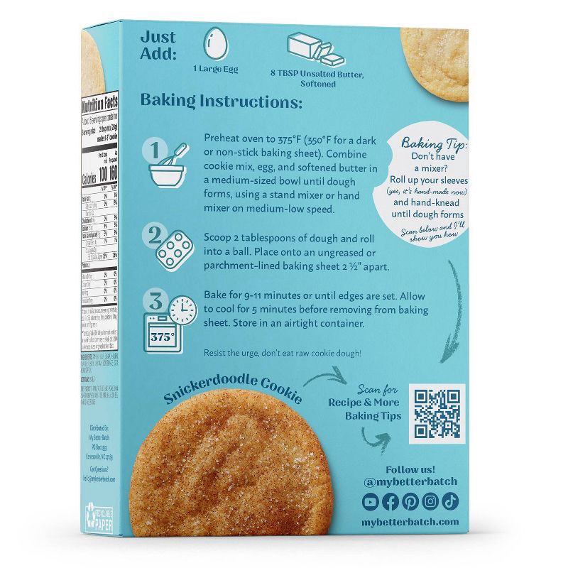 slide 2 of 6, My Better Batch Classic Sugar Cookie Mix - 16oz, 16 oz