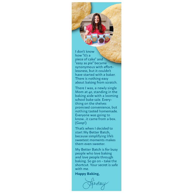 slide 4 of 6, My Better Batch Classic Sugar Cookie Mix - 16oz, 16 oz