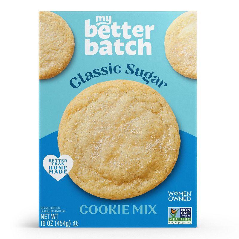 slide 1 of 6, My Better Batch Classic Sugar Cookie Mix - 16oz, 16 oz