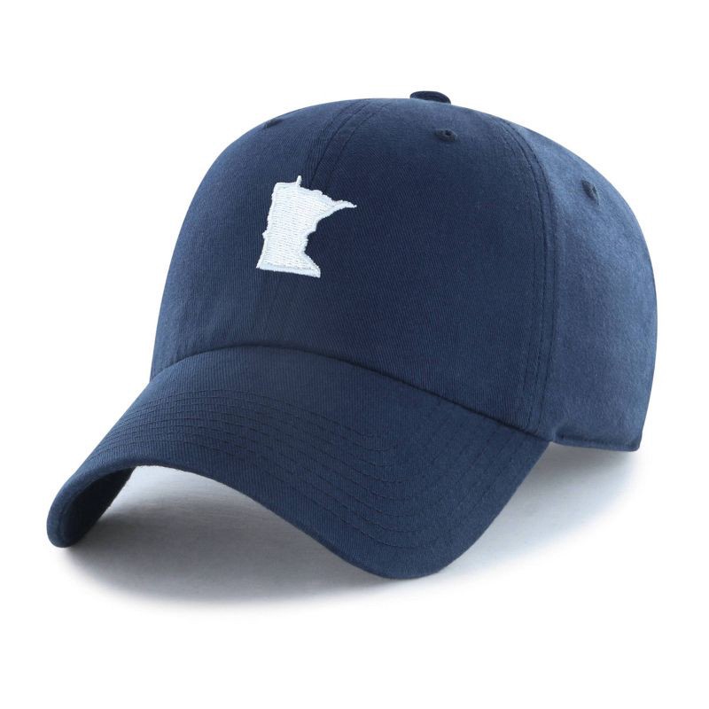 slide 1 of 2, Lifestyle State Outline Minnesota Baseball Hat, 1 ct