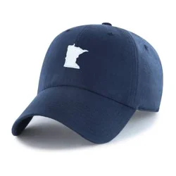 Lifestyle State Outline Minnesota Baseball Hat