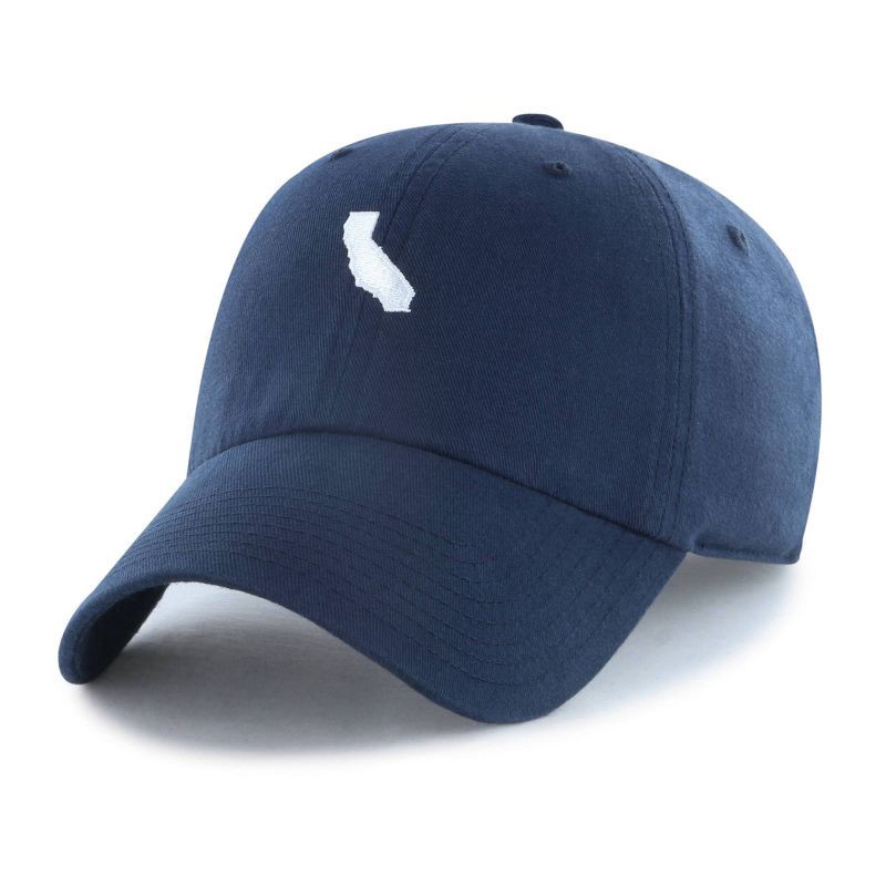 slide 1 of 2, Lifestyle State Outline California Baseball Hat, 1 ct