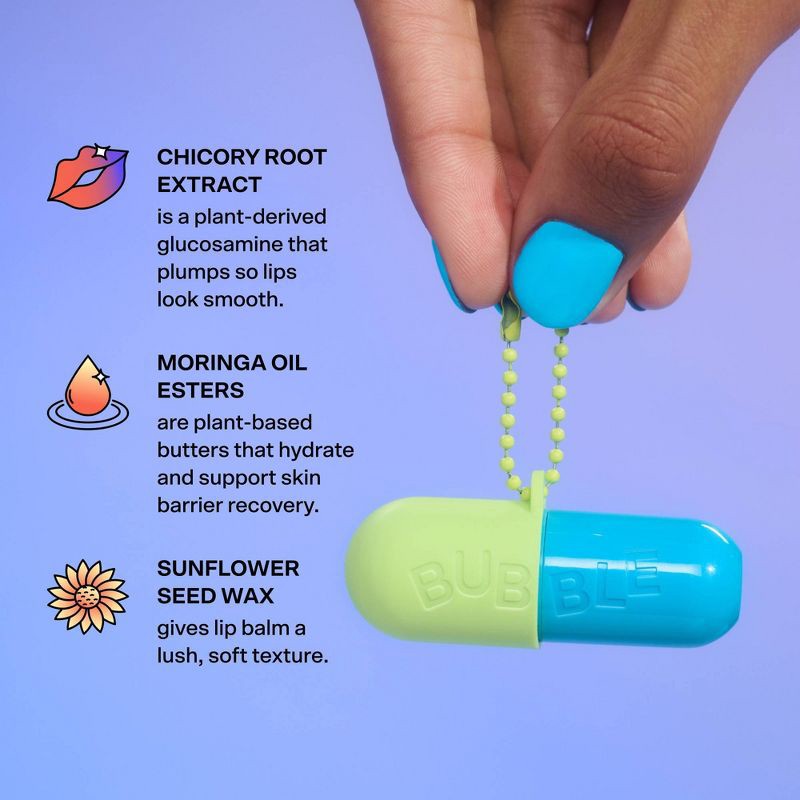 slide 4 of 5, Bubble Skincare Tell All Lip Balm - Mint Message - 0.15oz, 0.15 oz