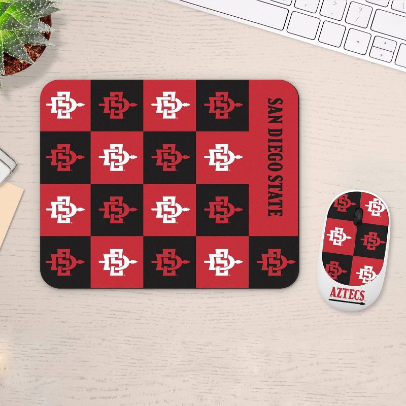 slide 3 of 3, NCAA San Diego State Aztecs Mouse and Mousepad Set, 1 ct