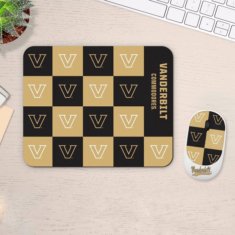 slide 3 of 3, NCAA Vanderbilt Commodores Mouse and Mousepad Set, 1 ct