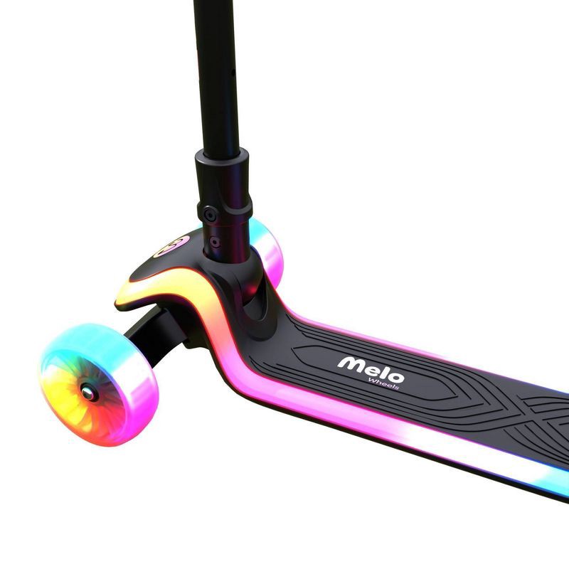 slide 2 of 12, Melo Beam 3 Wheel Kick Scooter with Light Up Wheels - Black, 1 ct