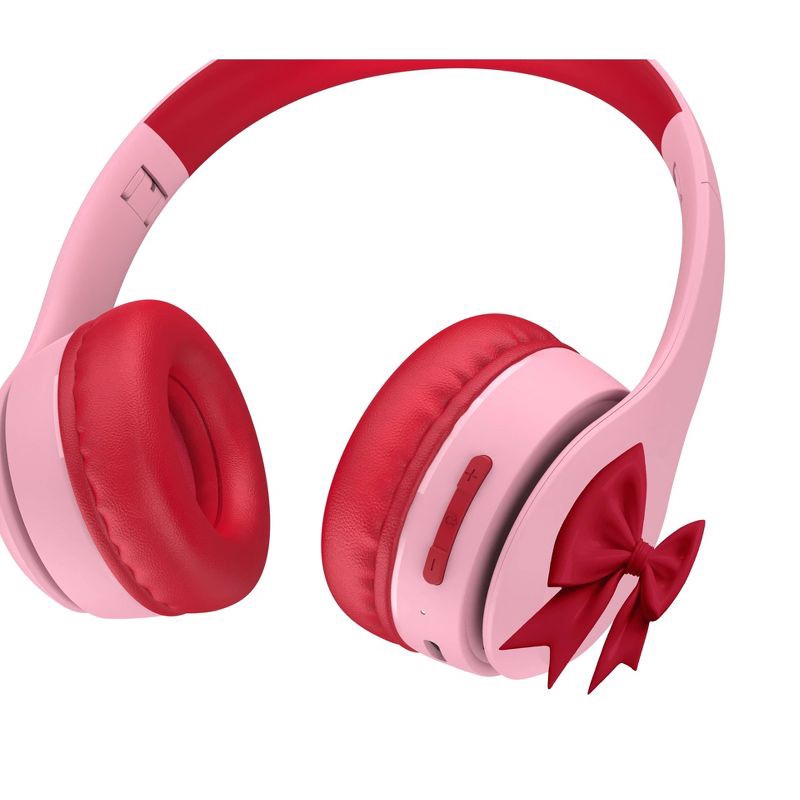 slide 18 of 24, PlayZoom Kids' Smart Watch and Bluetooth Headphone Bundle Gift Set - Pink/Red Bow, 1 ct