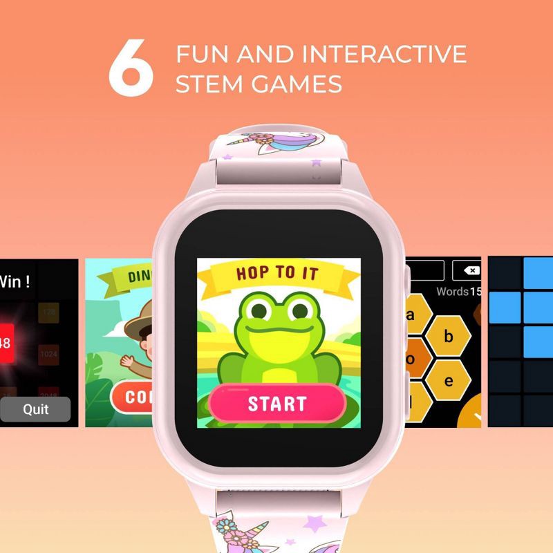 slide 7 of 25, PlayZoom Kids' Smart Watch and Bluetooth Headphone Bundle Gift Set - Unicorn, 1 ct