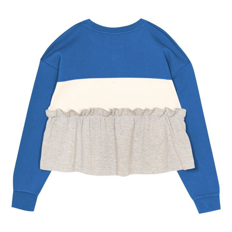 slide 3 of 3, NFL Detroit Lions Girls' Crew Neck Fleece Sweatshirt - XL, 1 ct