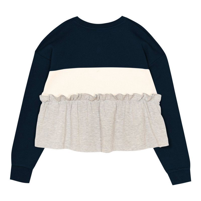 slide 2 of 3, NFL Houston Texans Girls' Crew Neck Fleece Sweatshirt - S, 1 ct