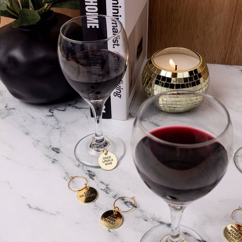 slide 2 of 3, DesignWorks Ink Wine Charms, 1 ct