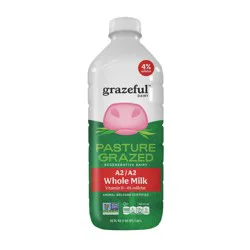 Grazeful Dairy 4% Pasture Raised Whole Milk - 52 fl oz