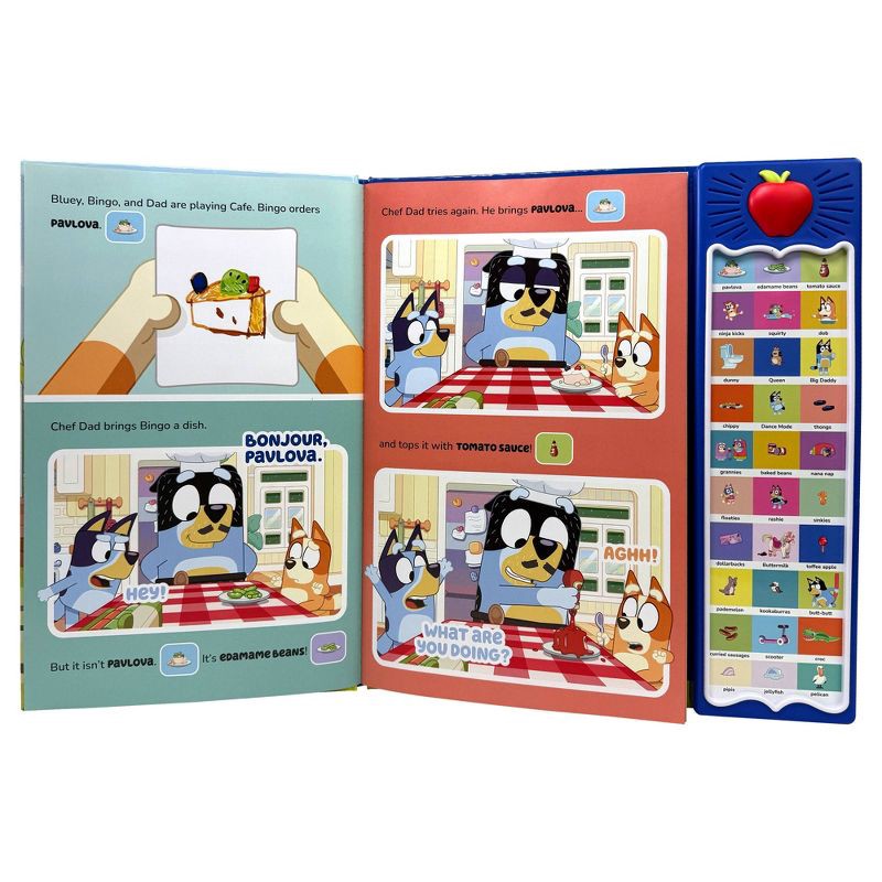 slide 3 of 6, Bluey Wackadoo! Words and Sounds - 30 Button Sound Book (Hardcover), 1 ct