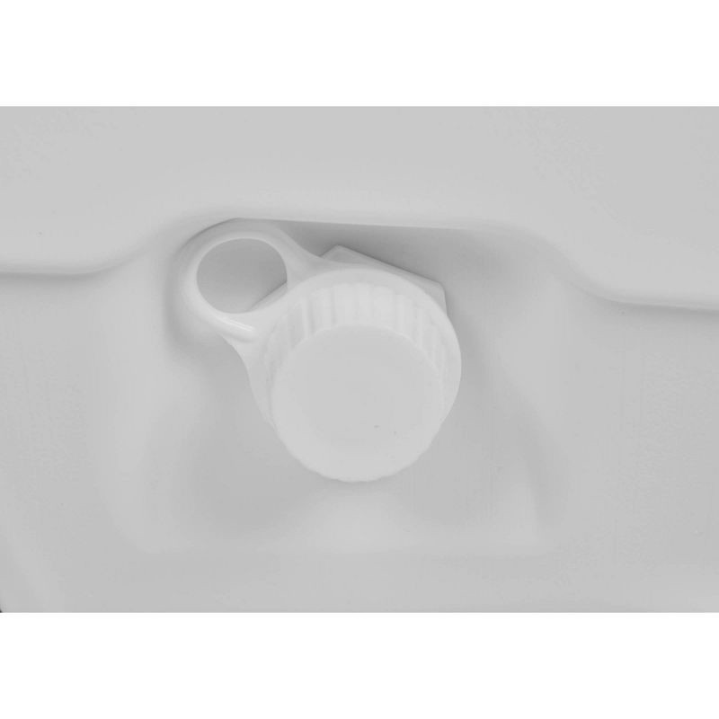 slide 13 of 14, Igloo Latitude 137 Cans 90 Quart Rolling Cooler - White: Polyethylene, Tow Handle, 137 cans, 90 qt