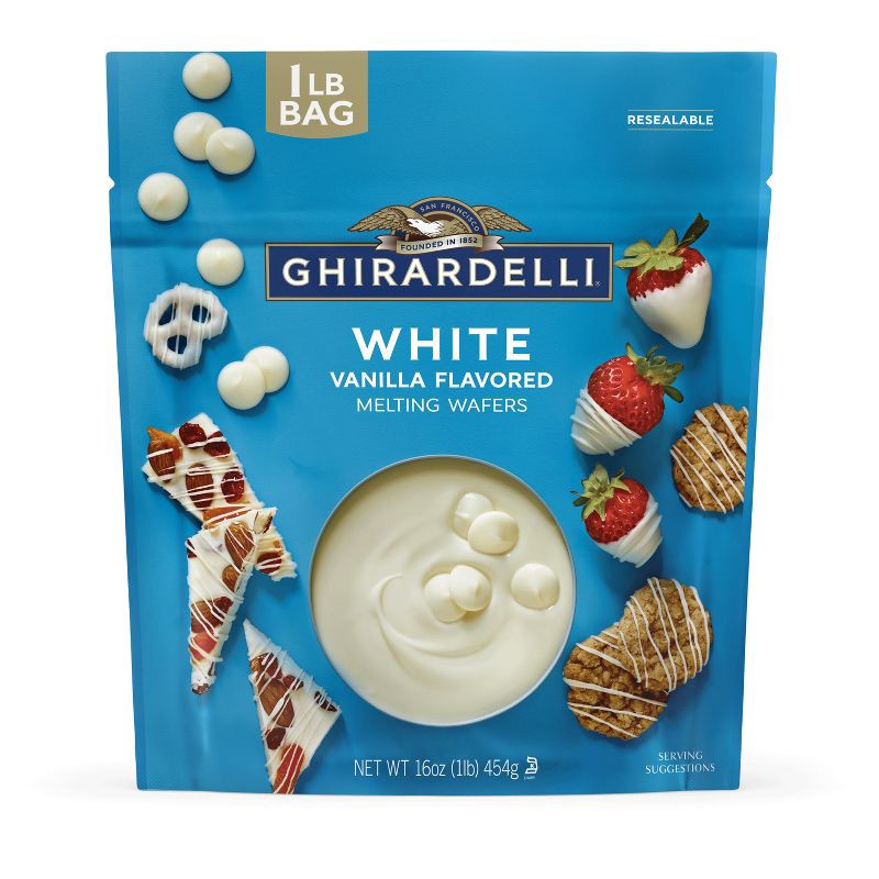 slide 2 of 6, Ghirardelli White Vanilla Melting Wafers - 16oz, 16 oz