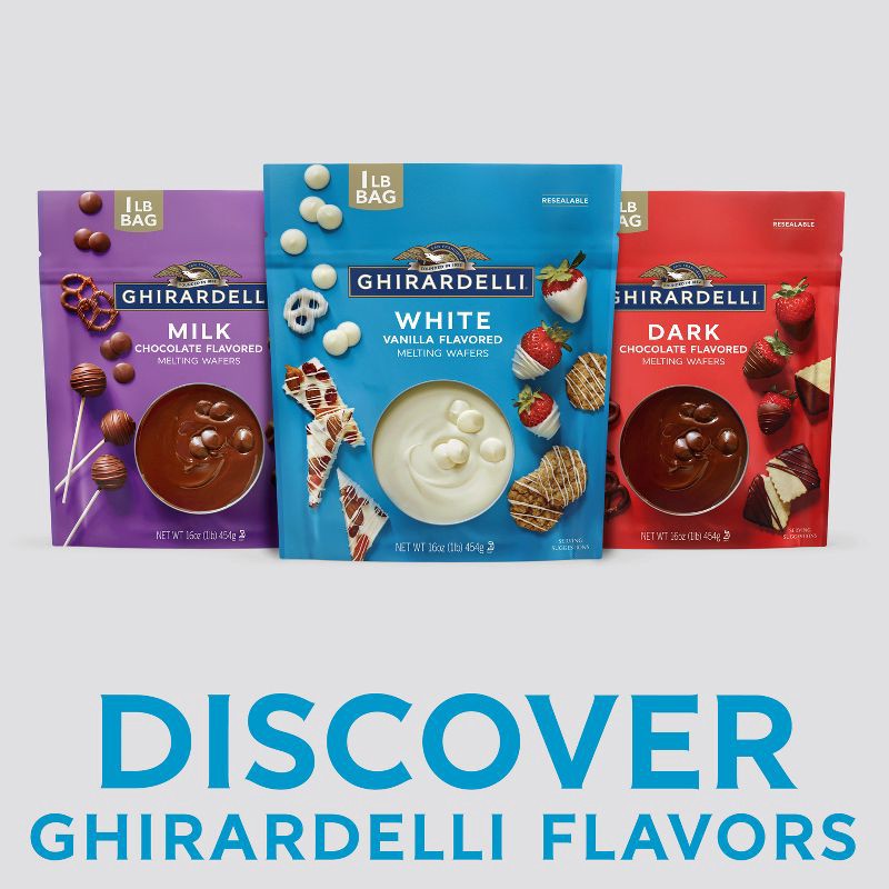 slide 3 of 6, Ghirardelli White Vanilla Melting Wafers - 16oz, 16 oz