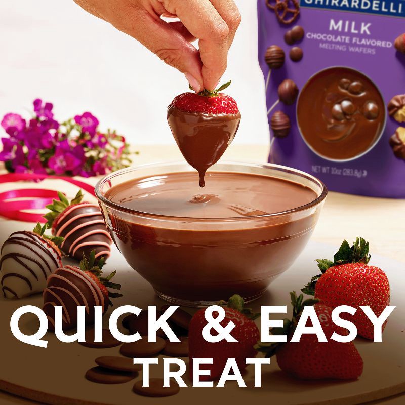 slide 6 of 6, Ghirardelli Milk Chocolate Melting Wafers - 16oz, 16 oz