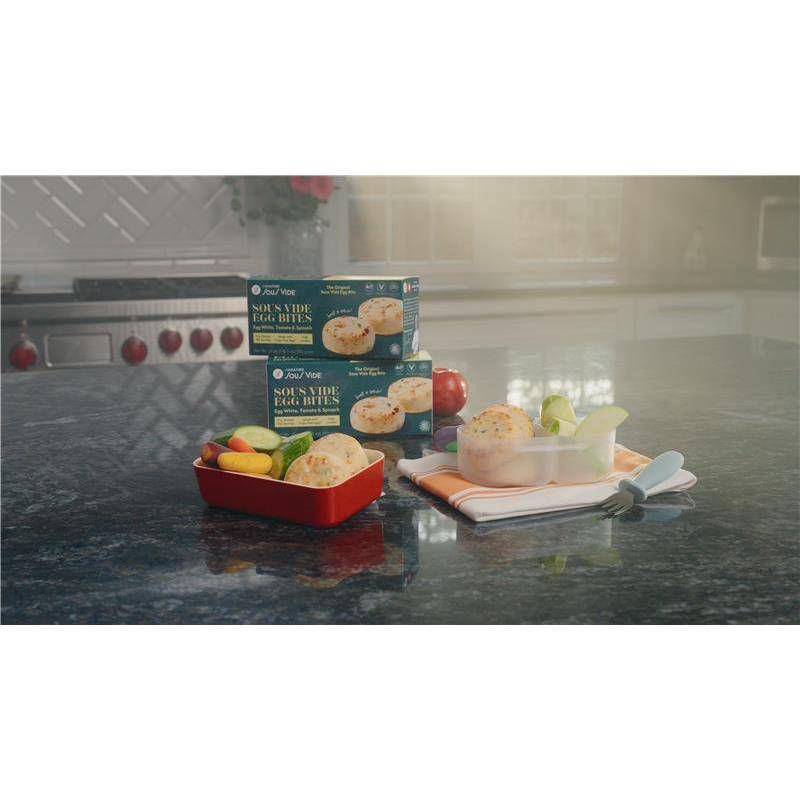 slide 3 of 4, Cuisine Solutions Signature Sous Vide Egg White and Spinach Egg Bites - 8.4oz/2ct, 8.4 oz, 2 ct