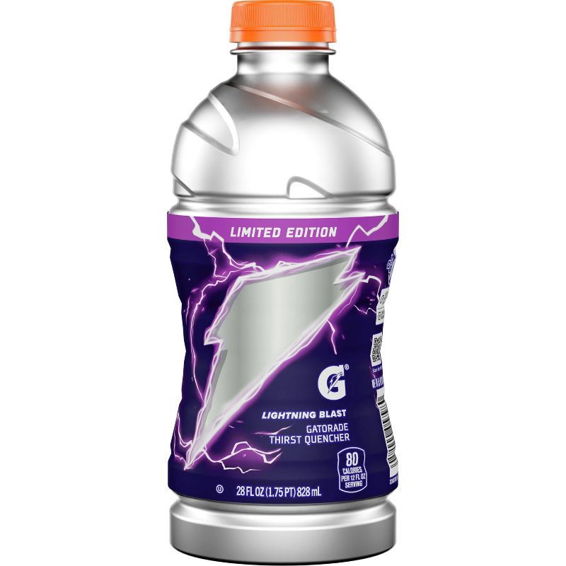 slide 2 of 6, Gatorade Lightning blast Sports Drink - 28 fl oz Bottle, 28 fl oz