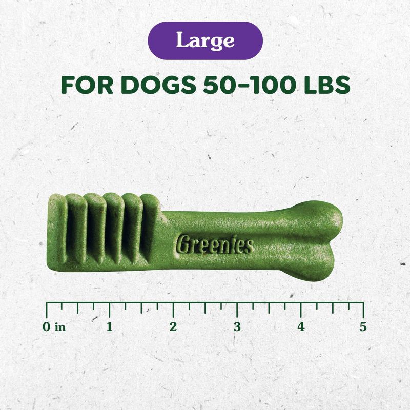 slide 4 of 11, Greenies Pumpkin Spice Flavor Large Dental and Hard Chews Dog Treats - 6oz/4ct, 4 ct; 6 oz