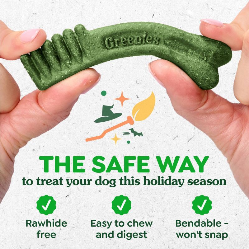 slide 8 of 12, Greenies Pumpkin Spice Flavor Regular Dental and Hard Chews Dog Treats - 6oz/6ct, 6 ct; 6 oz
