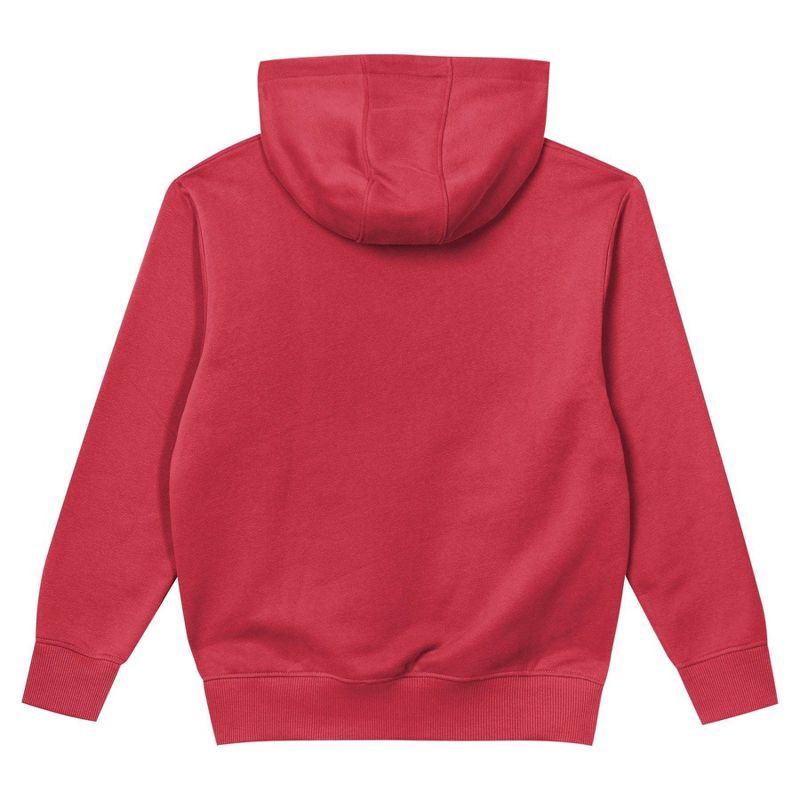 slide 2 of 3, NFL San Francisco 49ers Girls' Washed Fleece Hooded Sweatshirt - L, 1 ct