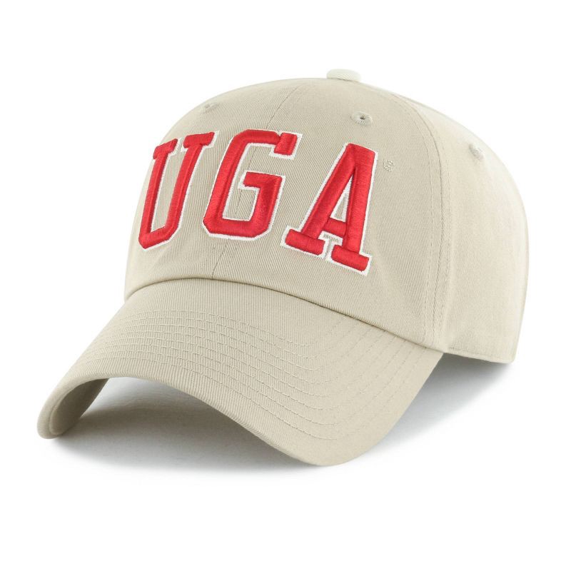 slide 1 of 3, NCAA Georgia Bulldogs Khaki Clique Hat, 1 ct