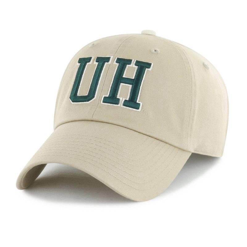slide 1 of 3, NCAA Hawaii Rainbow Warriors Khaki Clique Hat, 1 ct