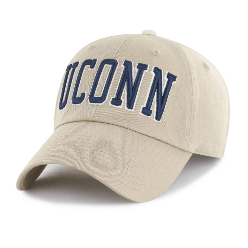 slide 1 of 3, NCAA UConn Huskies Khaki Clique Hat, 1 ct