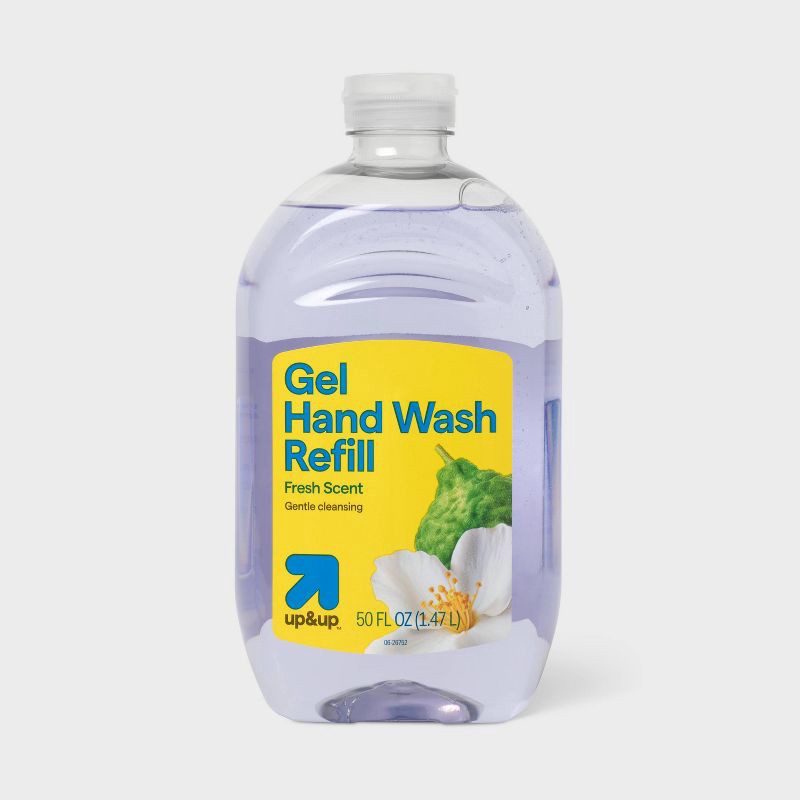 slide 1 of 3, Gel Hand Soap - Clear - 50 fl oz - up&up™, 50 fl oz