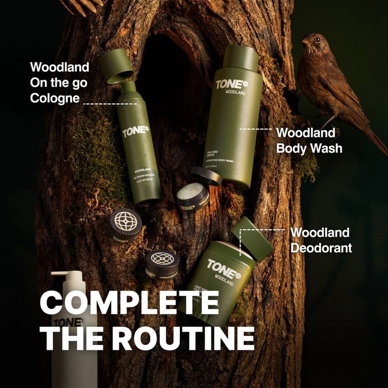 slide 7 of 8, TONE by AMP On-The-Go Cologne & Body Mist - Woodland - 100ml, 100 ml