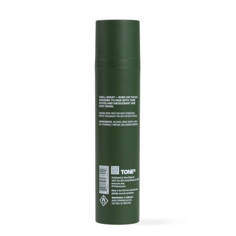 slide 8 of 8, TONE by AMP On-The-Go Cologne & Body Mist - Woodland - 100ml, 100 ml