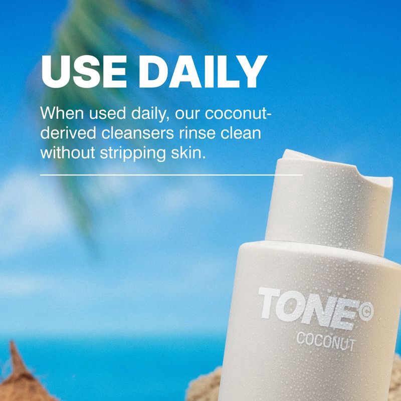 slide 6 of 8, TONE by AMP Hydrating Body Wash with Long-Lasting Fragrance - Coconut - 500ml, 500 ml