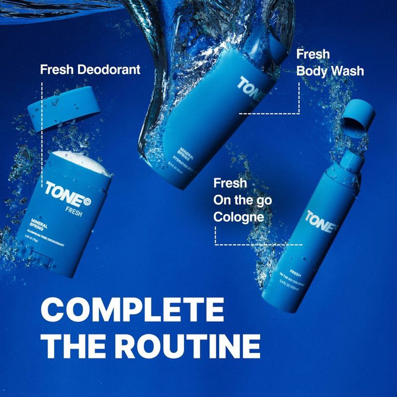 slide 6 of 7, TONE by AMP On-The-Go Cologne & Body Mist - Fresh - 100ml, 100 ml