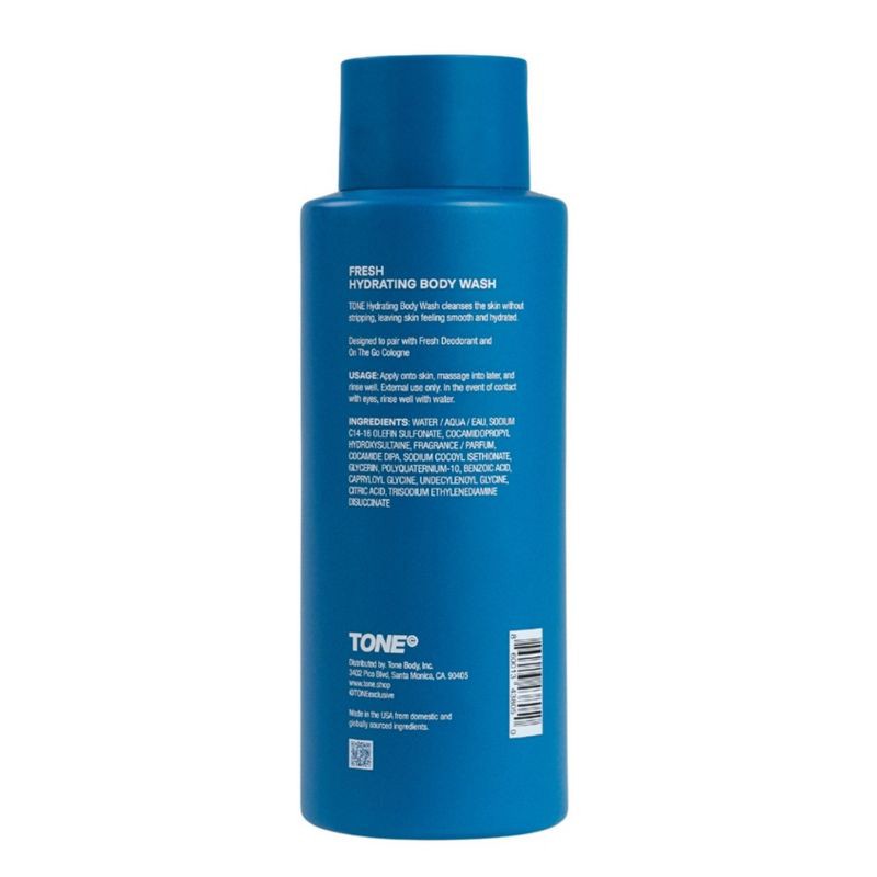 slide 8 of 8, TONE by AMP Hydrating Body Wash with Long-Lasting Fragrance - Fresh - 500ml, 500 ml