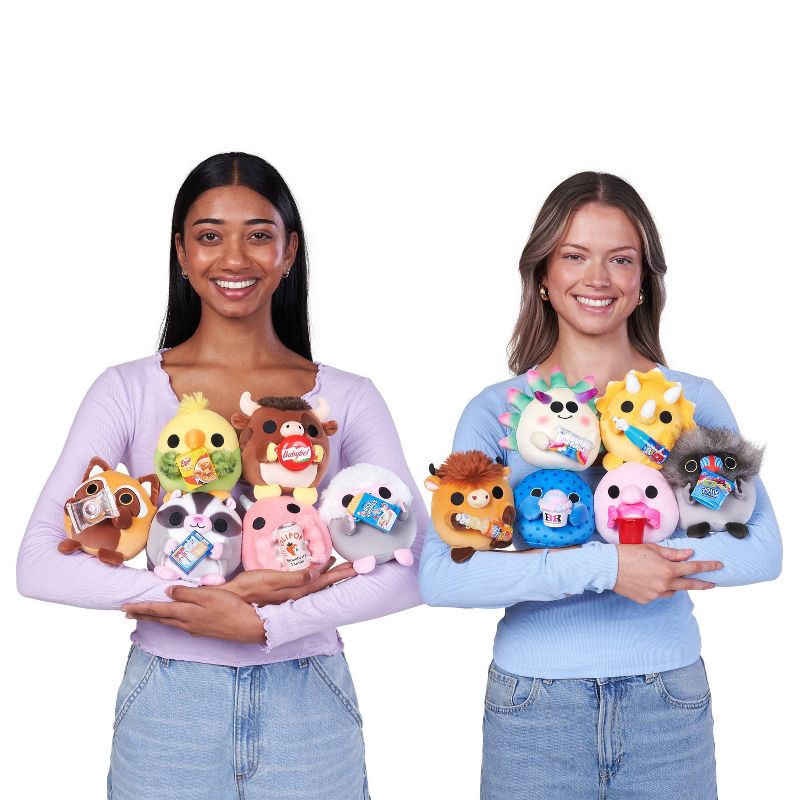 slide 7 of 8, Snackles 5" Capsule Series 3 Stuffed Animal: Zoo & Farm Characters, Polyester, 1 ct