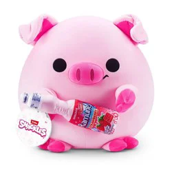 Snackles 8" Piggy with Sangaria Strawberry Ramune Plush