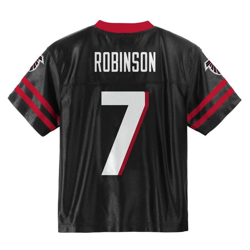 slide 3 of 3, NFL Atlanta Falcons Bijan Robinson Toddler Boys' Short Sleeve Jersey - 4T, 1 ct