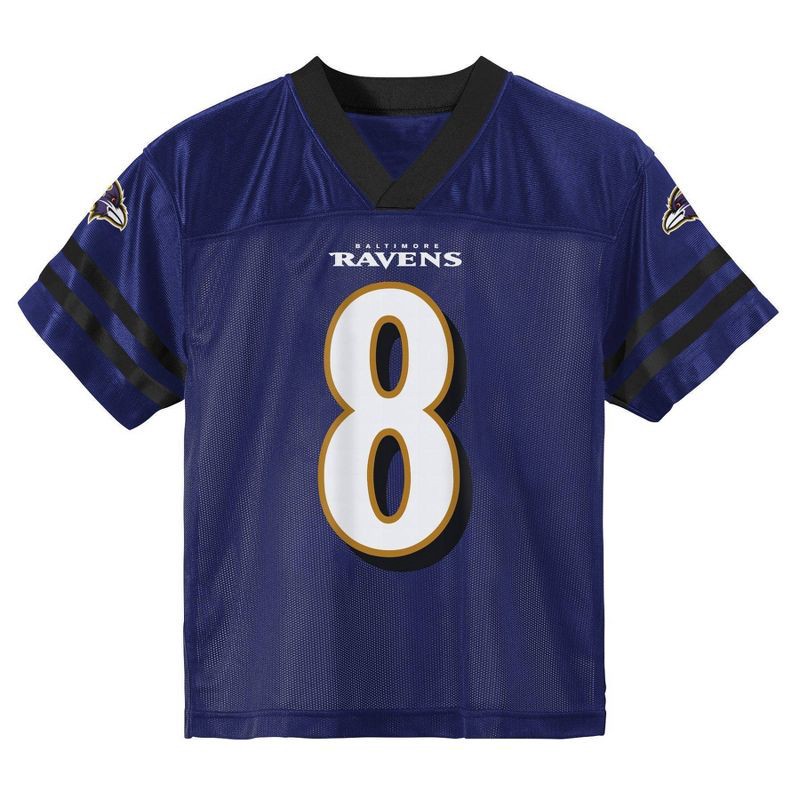 slide 2 of 3, NFL Baltimore Ravens Lamar Jackson Toddler Boys' Short Sleeve Jersey - 2T, 1 ct