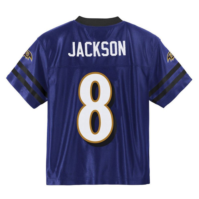 slide 3 of 3, NFL Baltimore Ravens Lamar Jackson Toddler Boys' Short Sleeve Jersey - 3T, 1 ct