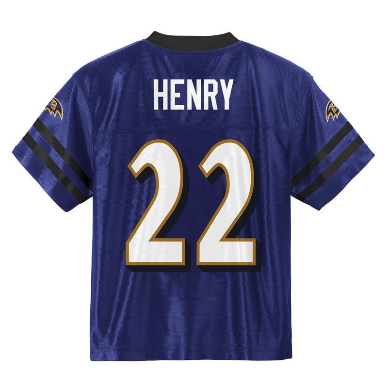 slide 3 of 3, NFL Baltimore Ravens Derrick Henry Toddler Boys' Short Sleeve Jersey - 2T, 1 ct