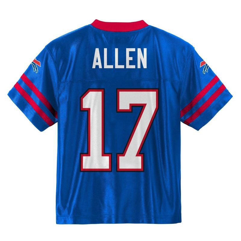 slide 3 of 3, NFL Buffalo Bills Josh Allen Toddler Boys' Short Sleeve Jersey - 3T, 1 ct