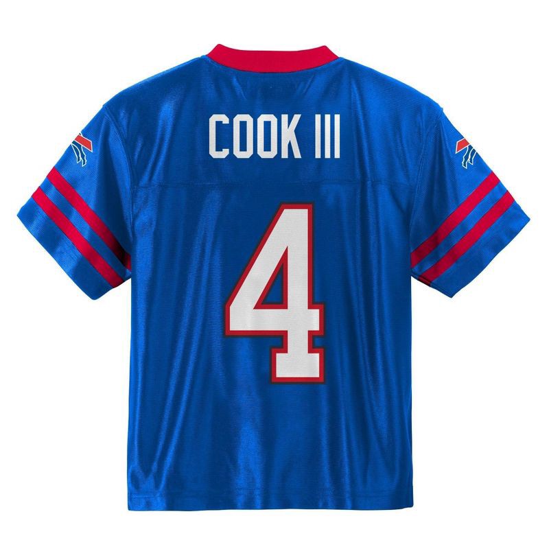 slide 3 of 3, NFL Buffalo Bills James Cook Toddler Boys' Short Sleeve Jersey - 4T, 1 ct