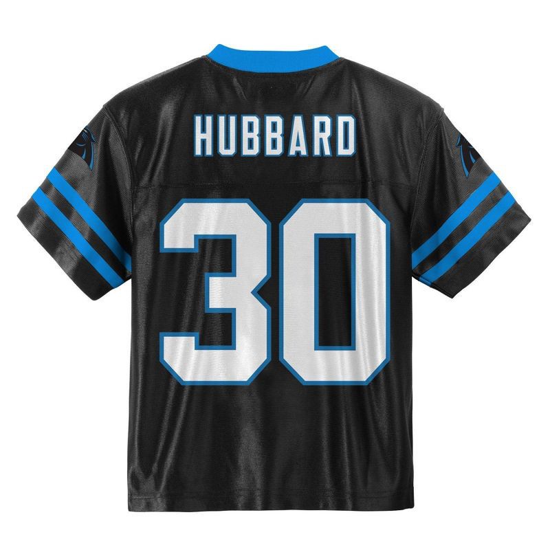 slide 2 of 3, NFL Carolina Panthers Chuba Hubbard Toddler Boys' Short Sleeve Jersey - 2T, 1 ct