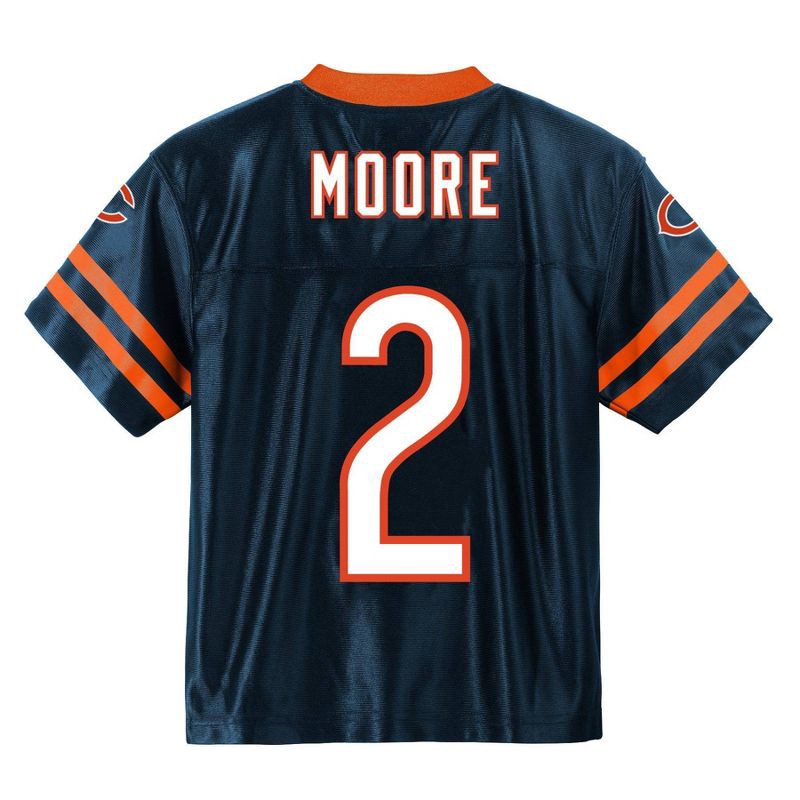 slide 3 of 3, NFL Chicago Bears DJ Moore Toddler Boys' Short Sleeve Jersey - 4T, 1 ct