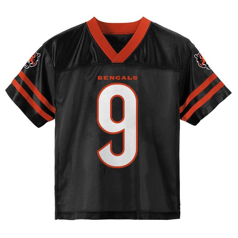 slide 2 of 3, NFL Cincinnati Bengals Joe Burrow Toddler Boys' Short Sleeve Jersey - 3T, 1 ct