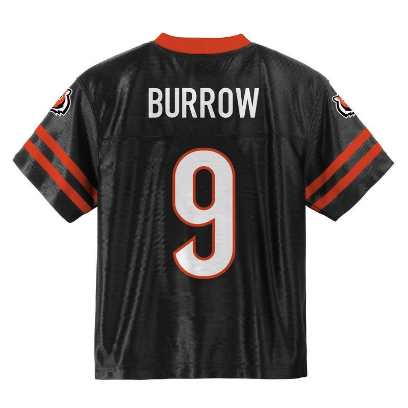 slide 3 of 3, NFL Cincinnati Bengals Joe Burrow Toddler Boys' Short Sleeve Jersey - 4T, 1 ct