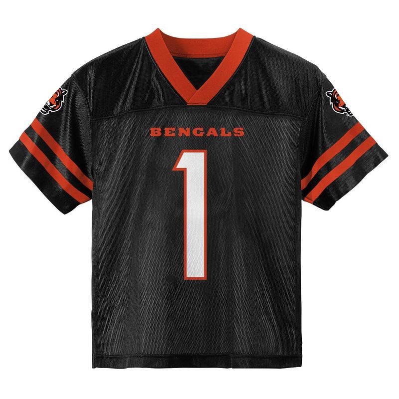 slide 2 of 3, NFL Cincinnati Bengals Ja'Marr Chase Toddler Boys' Short Sleeve Jersey - 3T, 1 ct