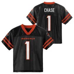NFL Cincinnati Bengals Ja'Marr Chase Toddler Boys' Short Sleeve Jersey - 3T