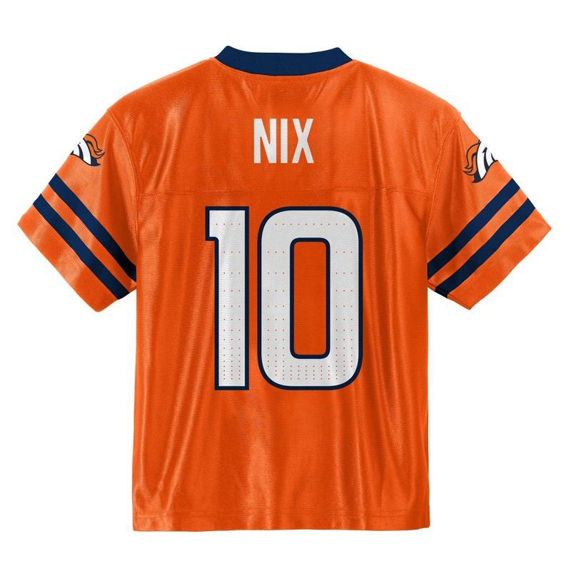 slide 3 of 3, NFL Denver Broncos Bo Nix Toddler Boys' Short Sleeve Jersey - 2T, 1 ct
